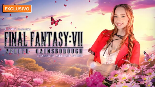 Aerith de Final Fantasy Fode com Cloud em Paródia Pornô